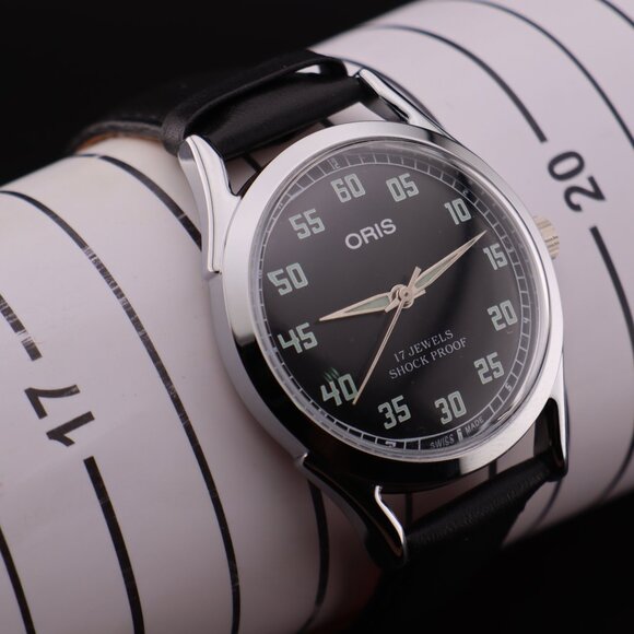 Oris Vintage Swiss 17 Jewels Hand-Wound Mechanical Men's Watch - FREE SHIPPING - Picture 10 of 12